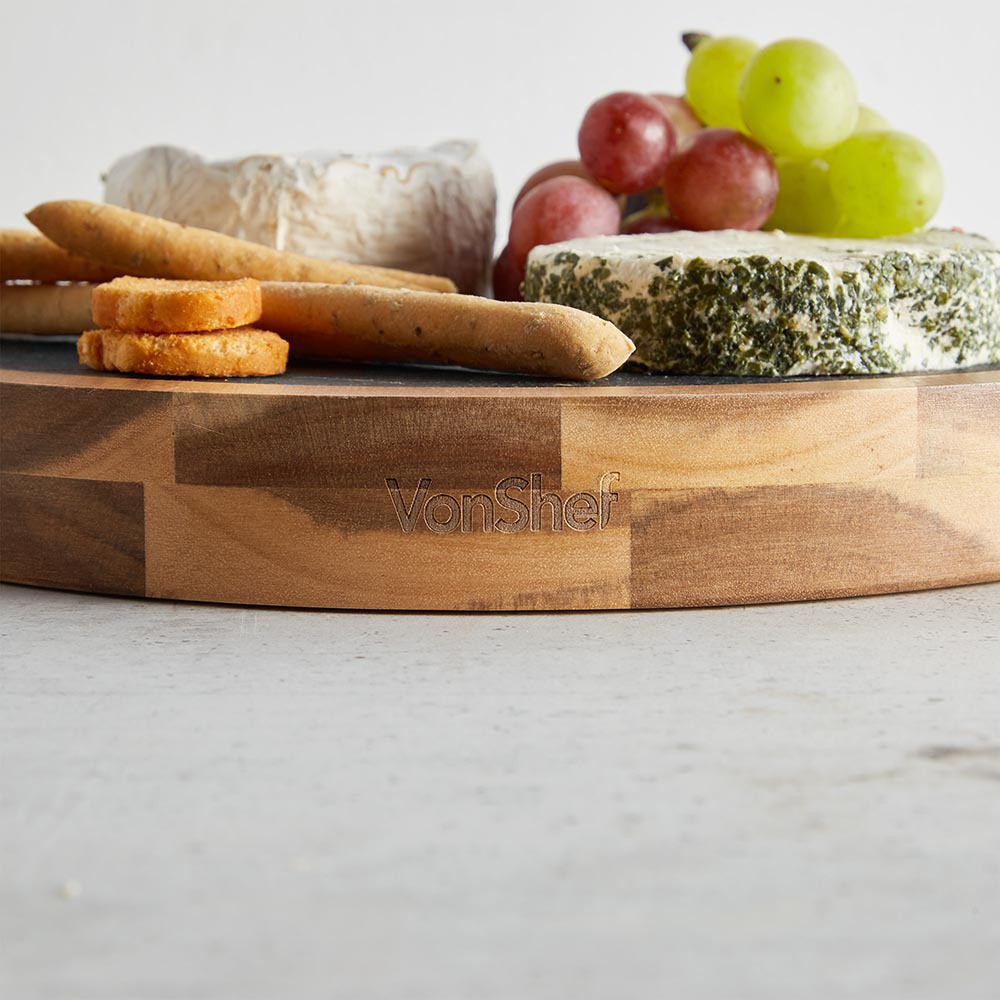 Round Cheese Board & Knife Set
