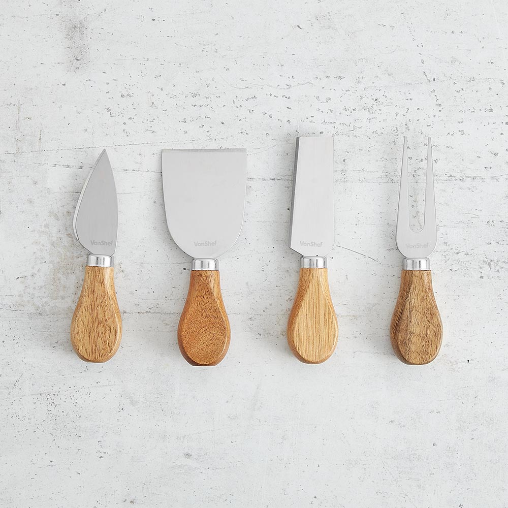 Round Cheese Board & Knife Set