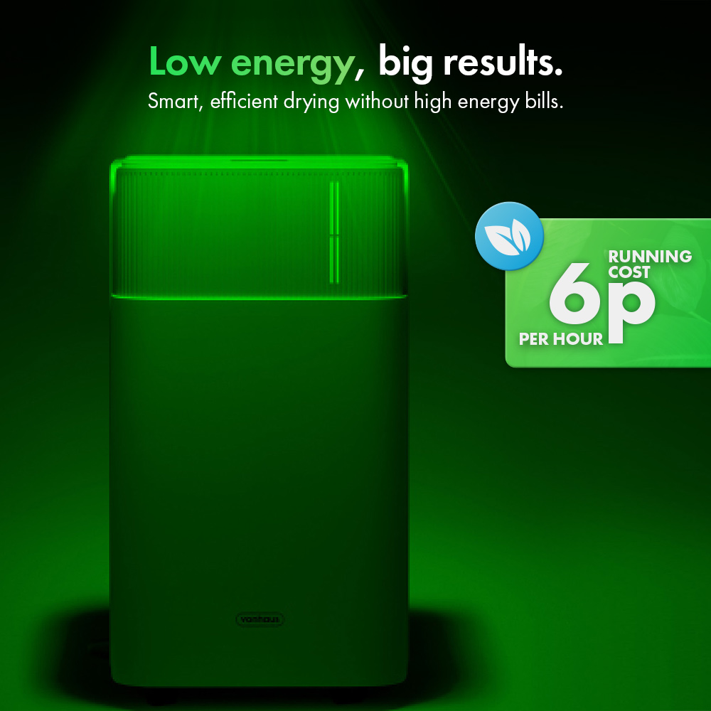 12L Low Energy Dehumidifier with Laundry Mode