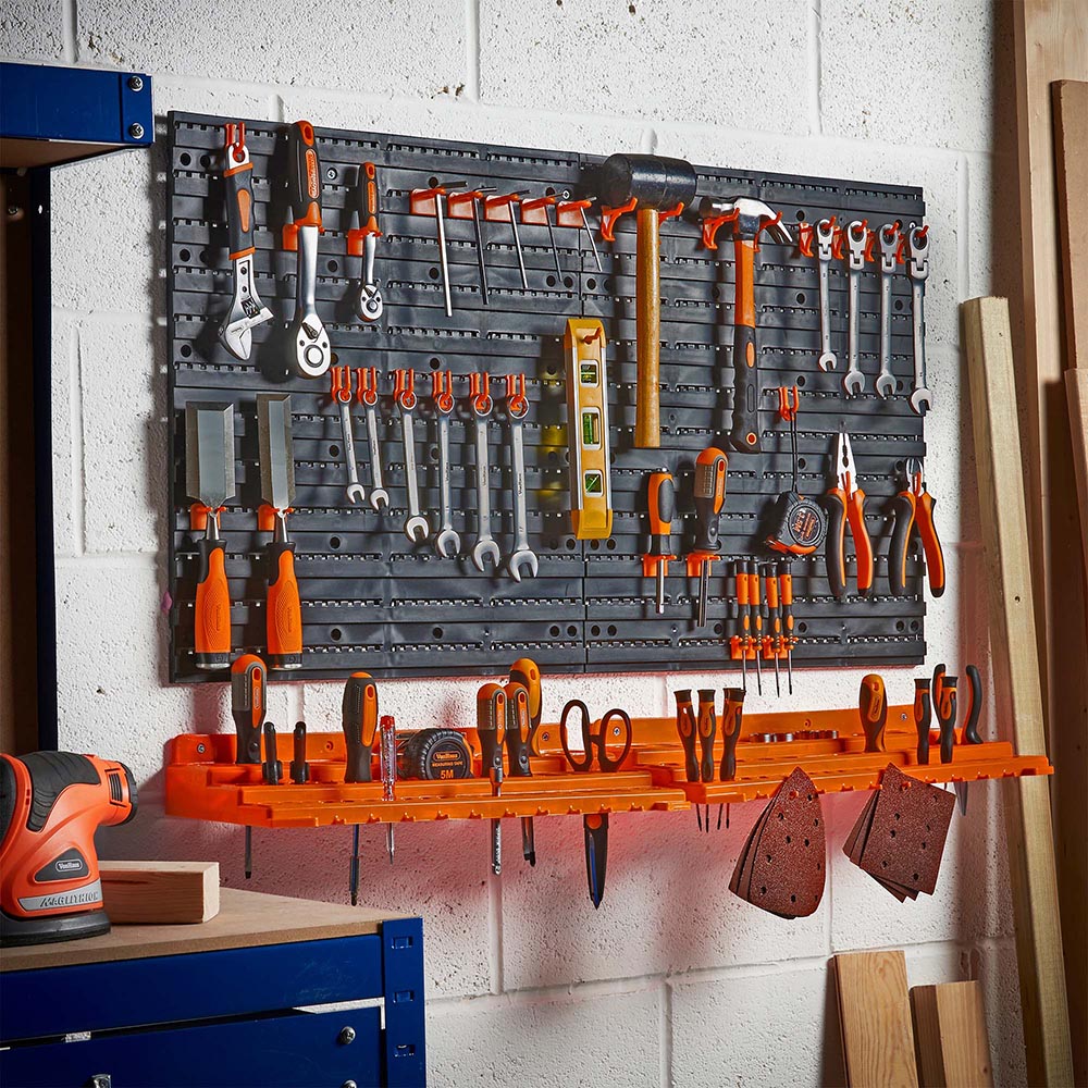 Pegboard & Shelf Tool Organiser