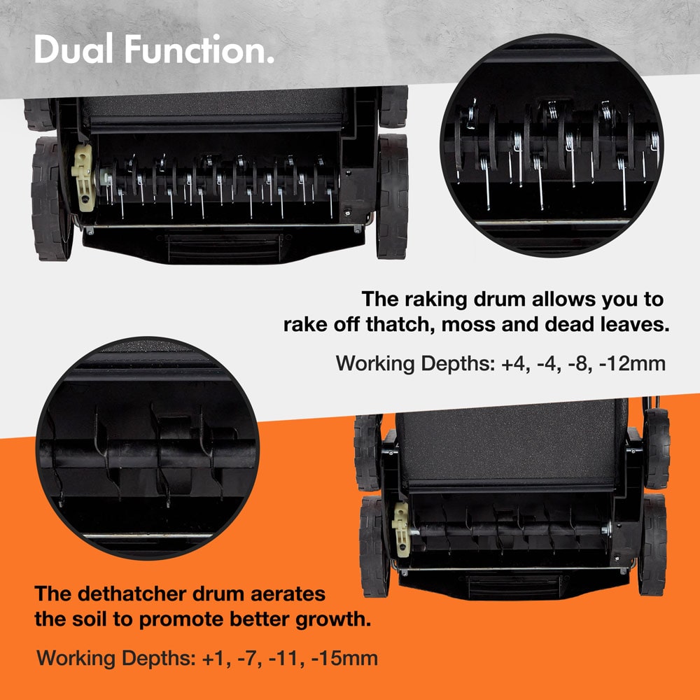 2-in-1 Scarifier & Aerator 1500W