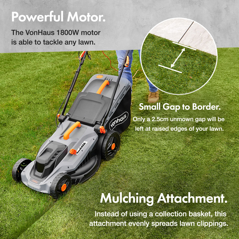Electric Lawn Mower 1800W 
