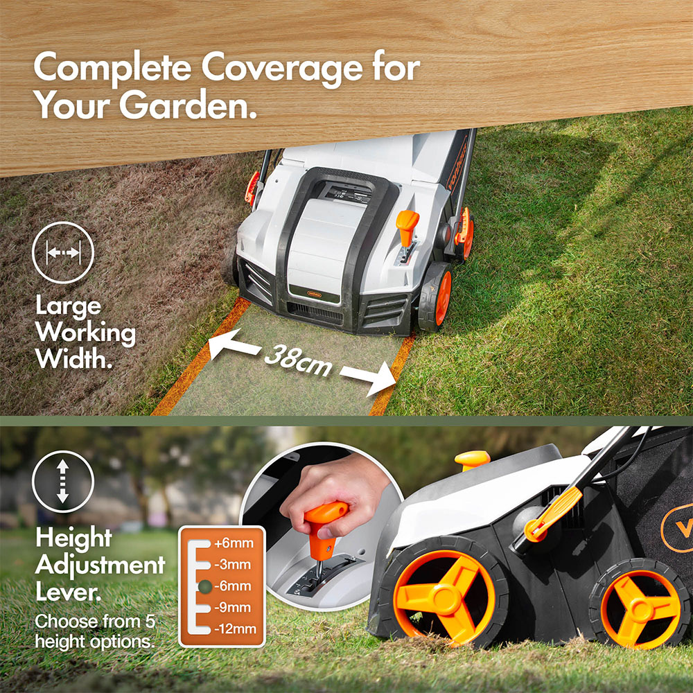 Scarifier & Lawn Aerator 1800W