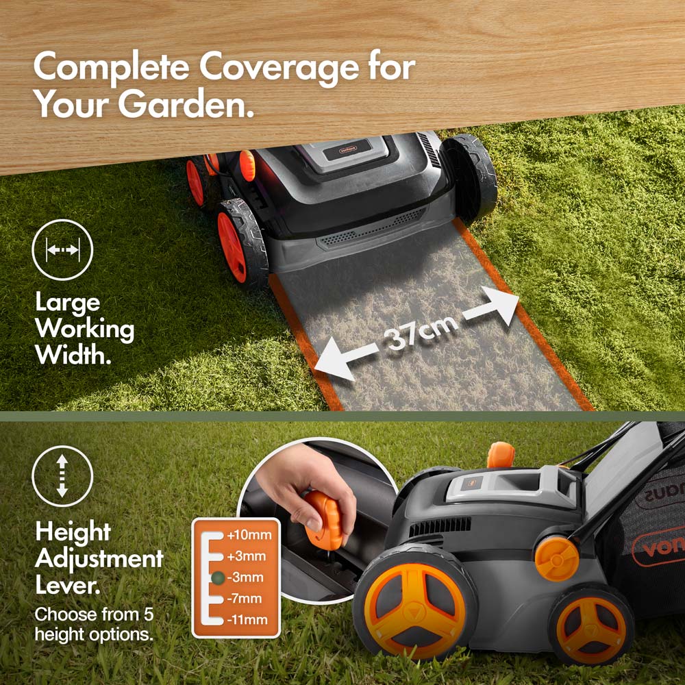 2-in-1 Scarifier & Aerator 1600W