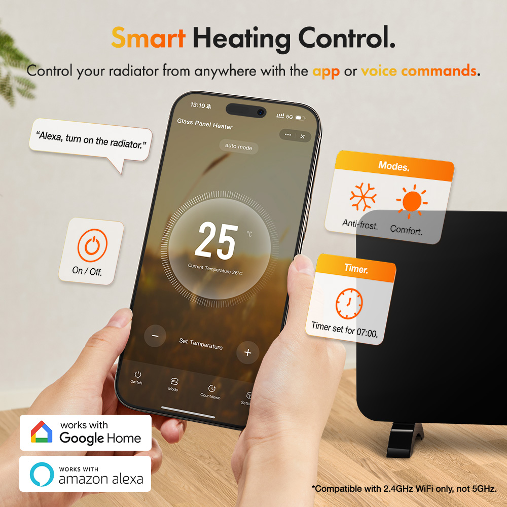 2000W Smart Panel Heater