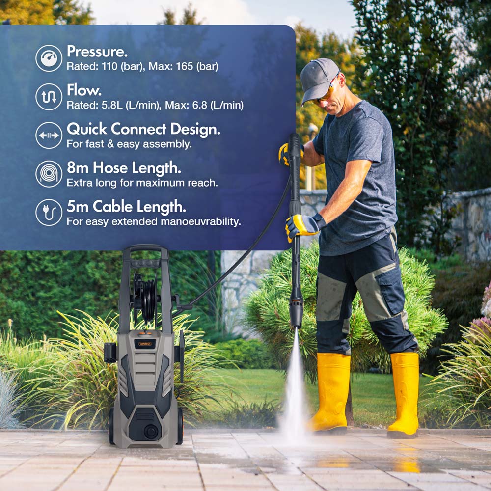 2200W Pressure Washer