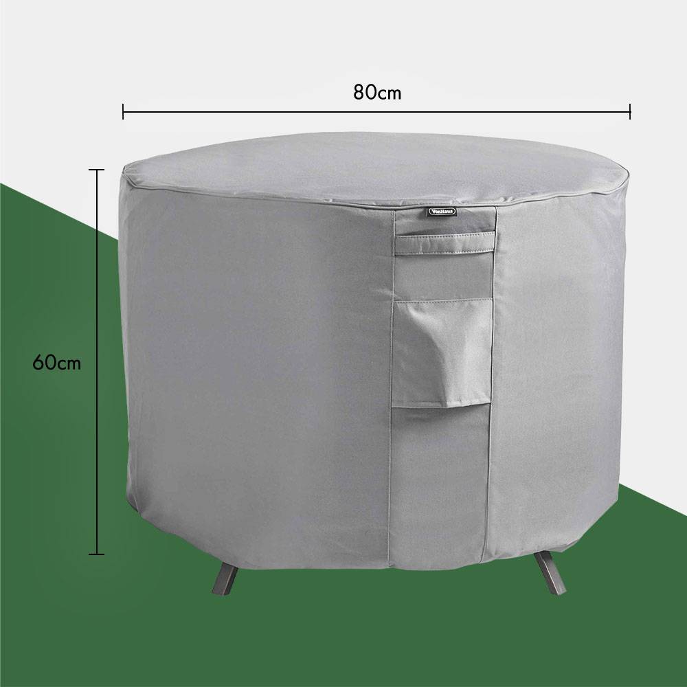 Round Fire Pit Cover (H) 60cm (W) 80cm
