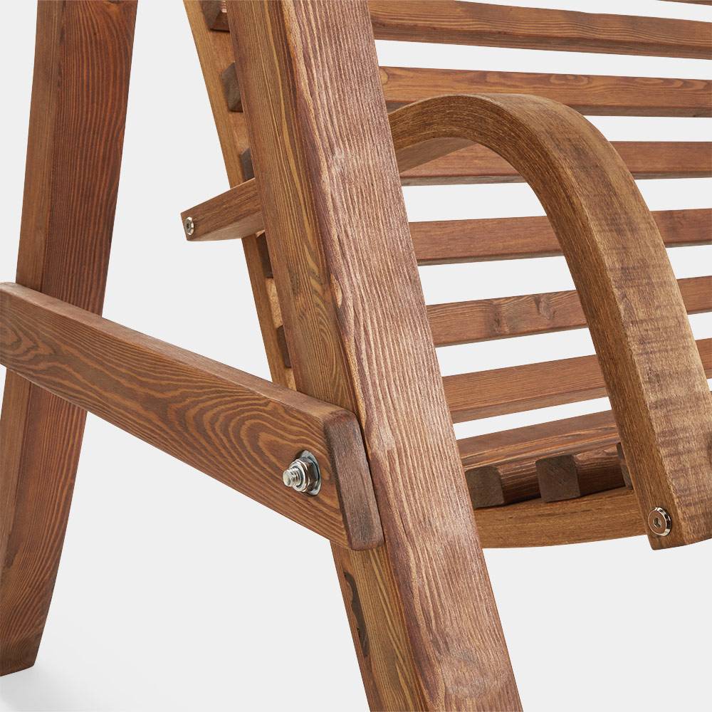 Wooden 2 Seater Swing Seat