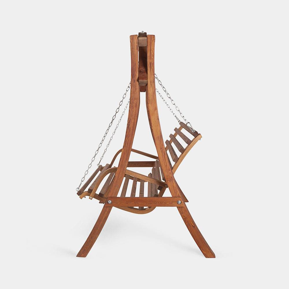 Wooden 2 Seater Swing Seat