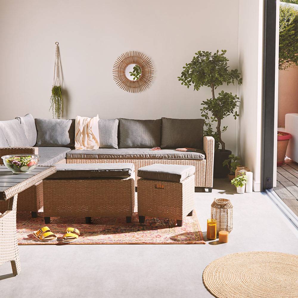 Kos 9 Seater Garden Sofa & Dining Table Set