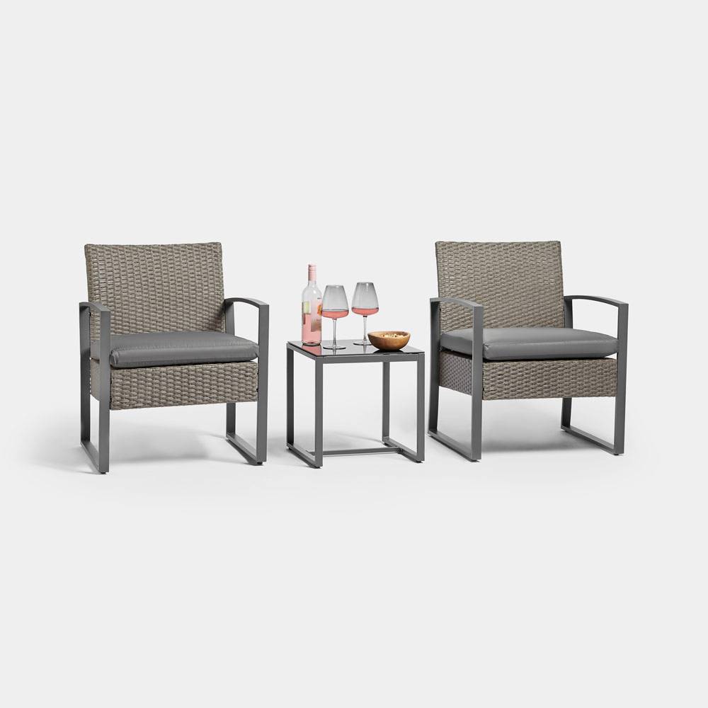 Kuta 2-Seater Rattan Bistro Set