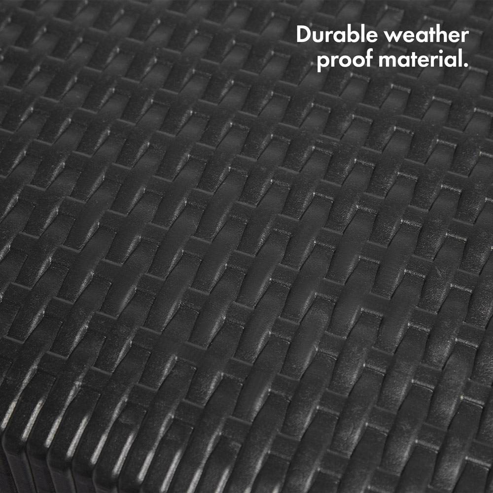 Rimini 6 Seater Rattan Effect Garden Dining Set