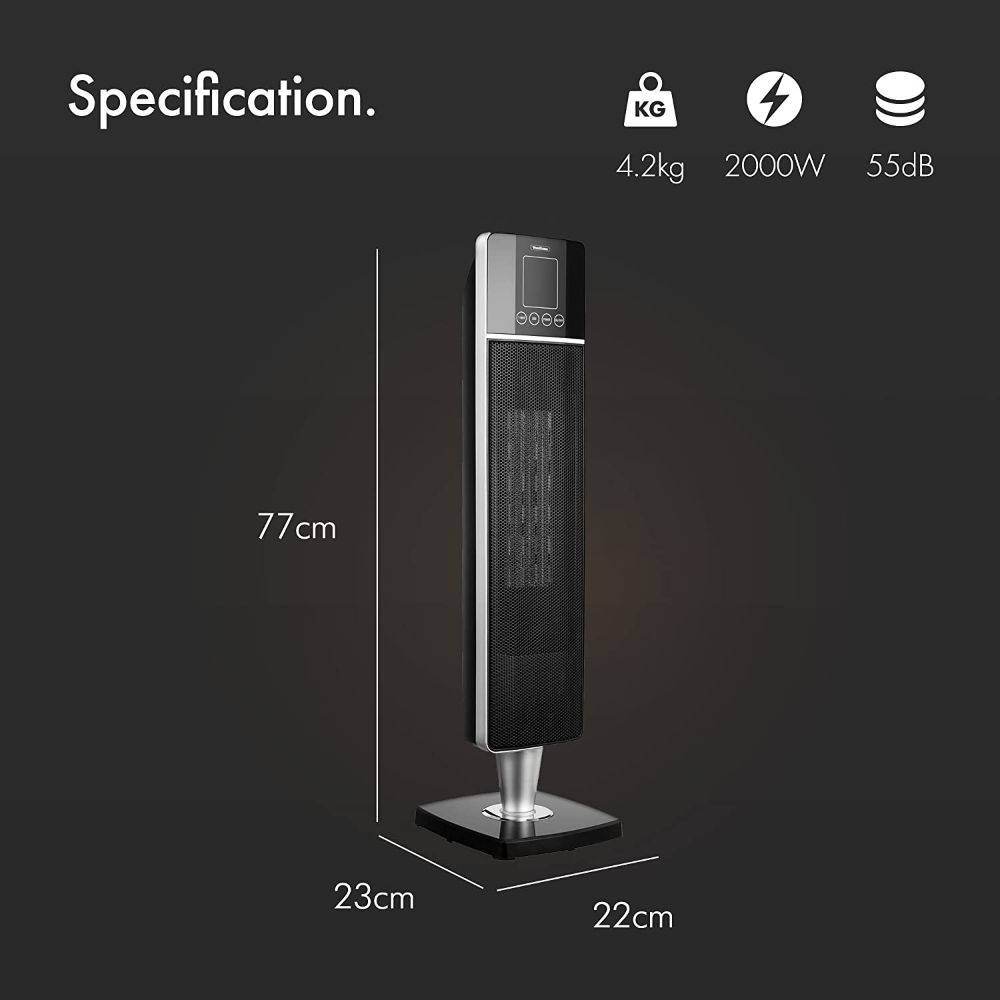 2000W Oscillating PTC Heater 