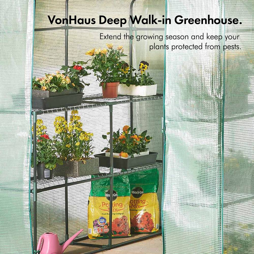 Deep Walk In Greenhouse