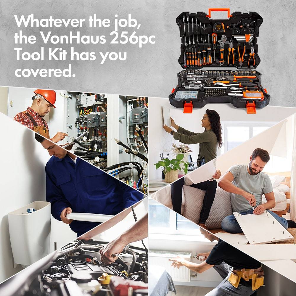 Premium Tool And Socket Set –  256 Piece Set