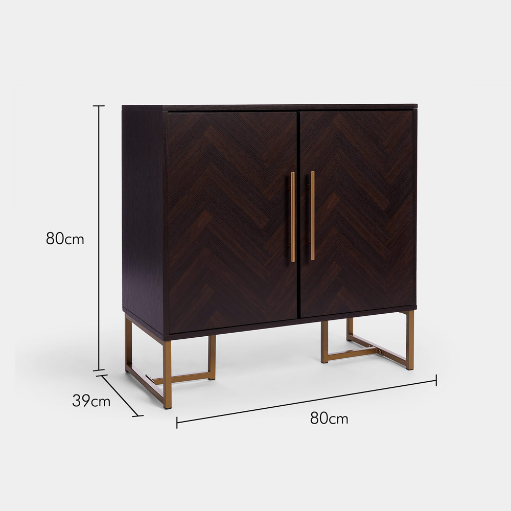 York Dark Wood Sideboard