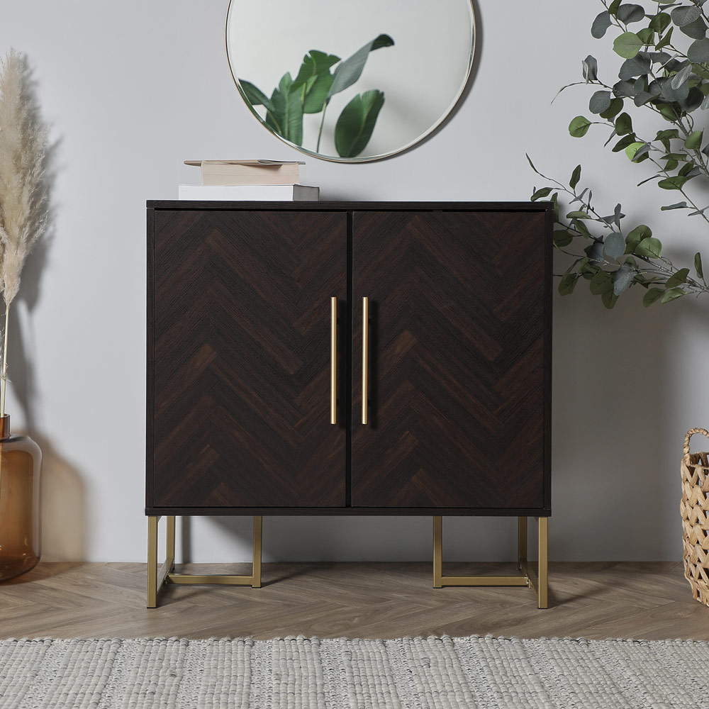York Dark Wood Sideboard