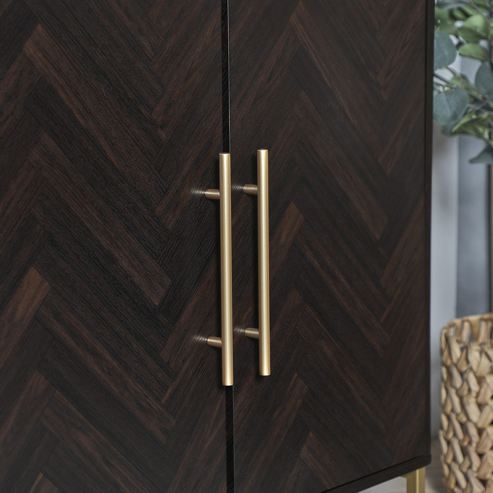 York Dark Wood Sideboard