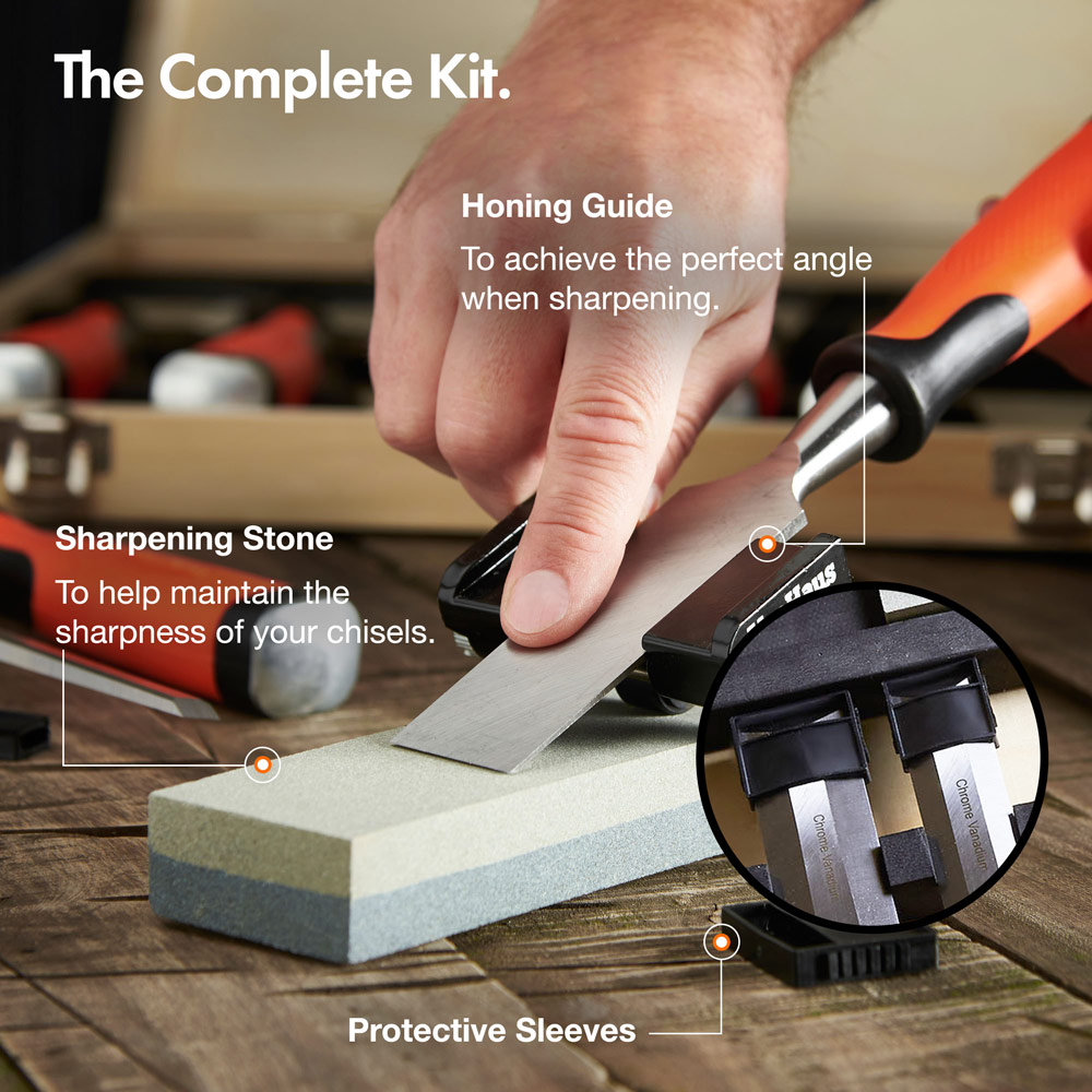 Wood Chisel Set - 10 Piece Set