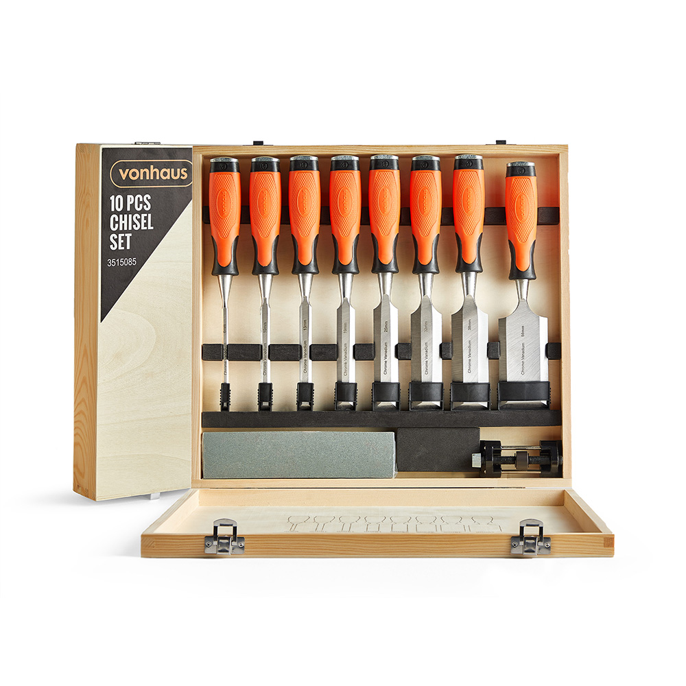 Wood Chisel Set - 10 Piece Set