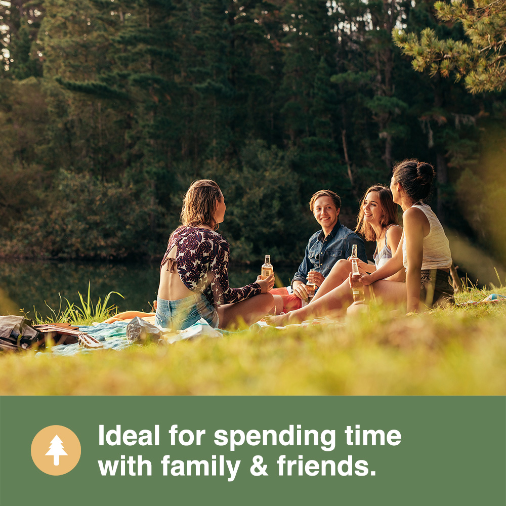 4 Person Navy Wicker Picnic Basket