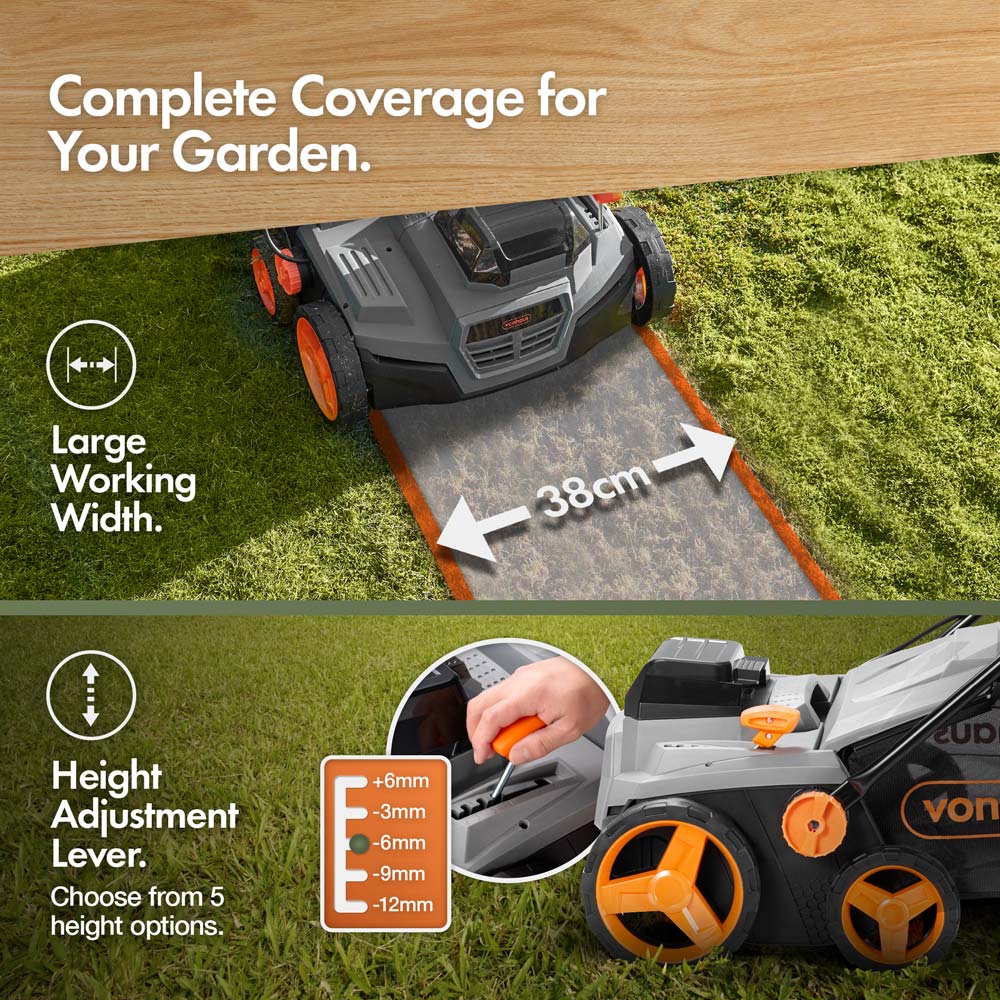 2-in-1 Cordless Scarifier & Aerator