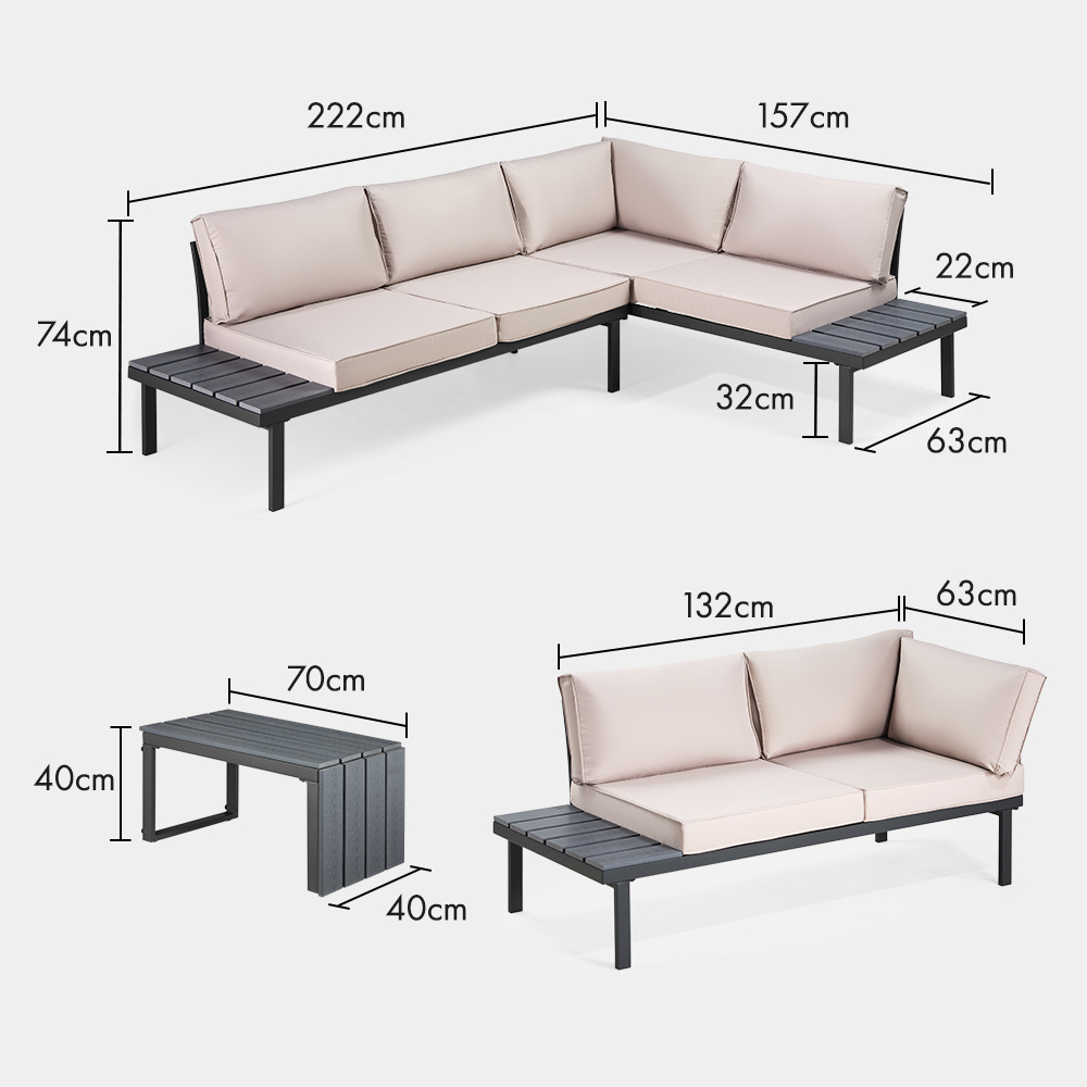 Aruba Modular Garden Furniture Set