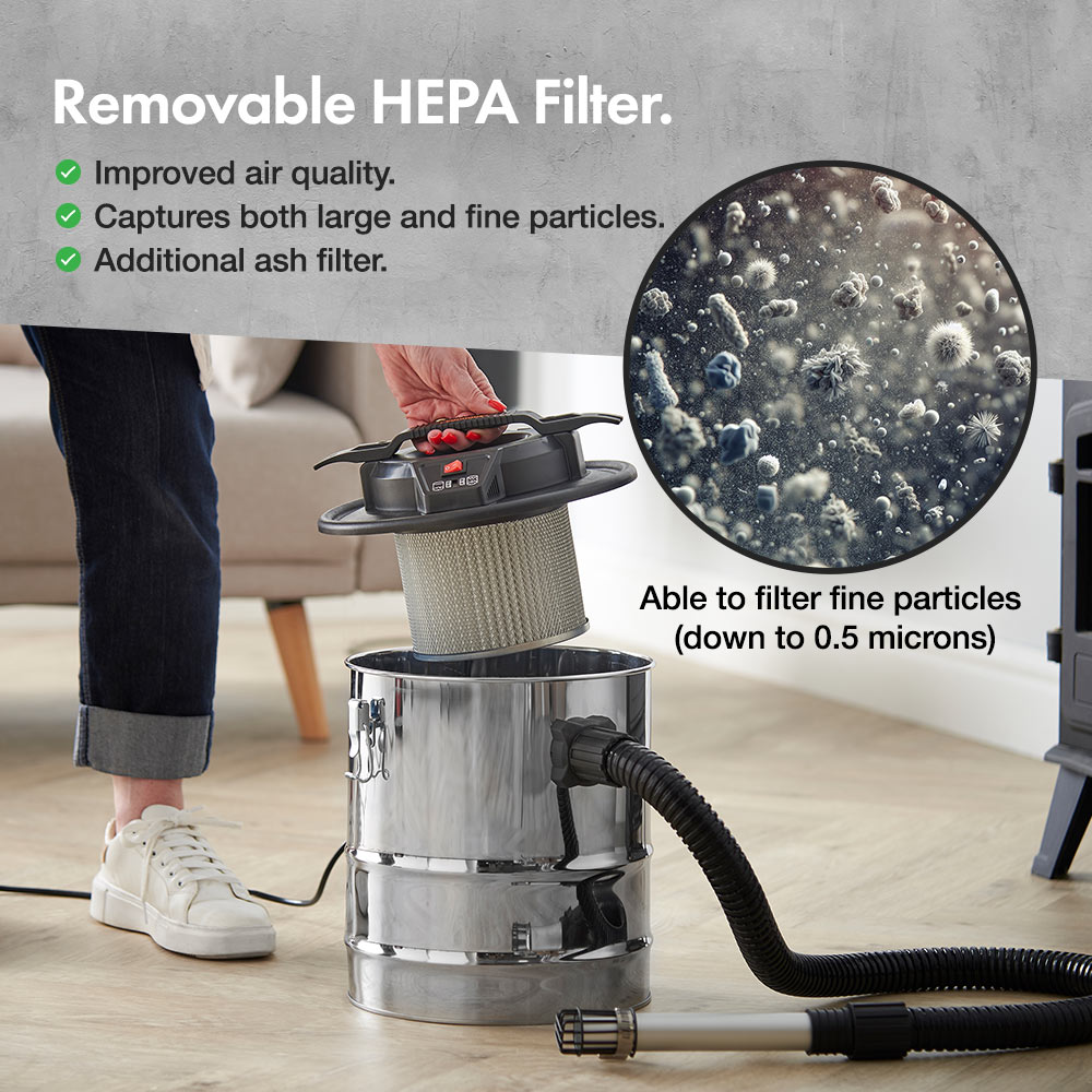 Replacement Filter Cartridge For 15L Ash Vacuum