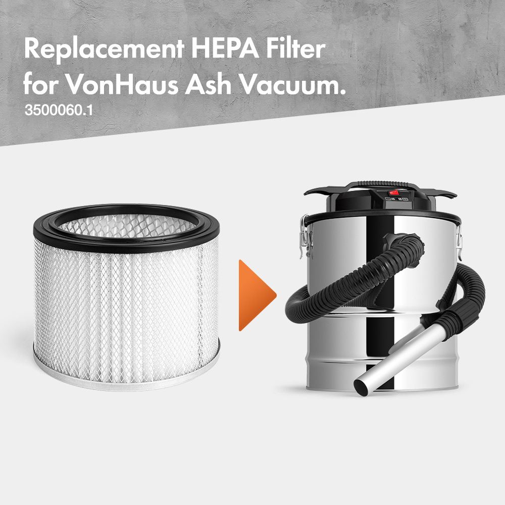 Replacement Filter Cartridge For 15L Ash Vacuum