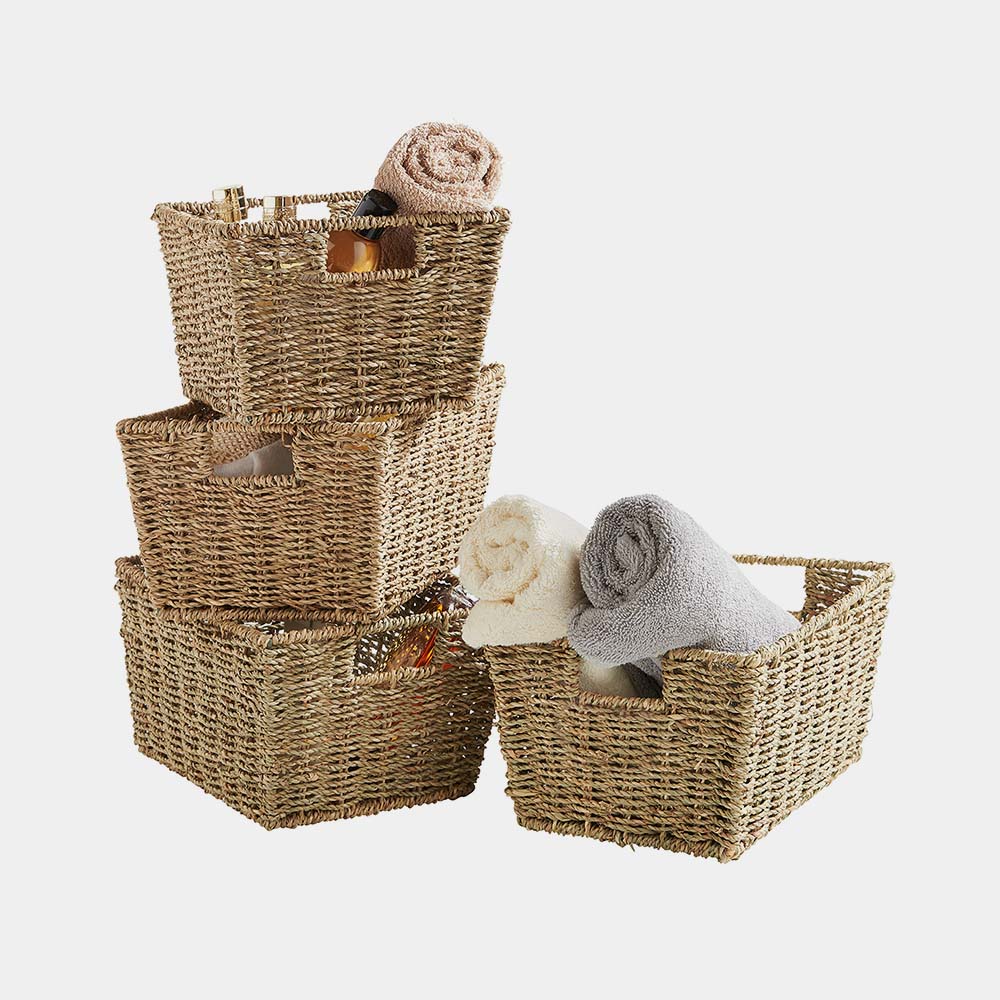 Seagrass Storage Baskets - Set of 4 