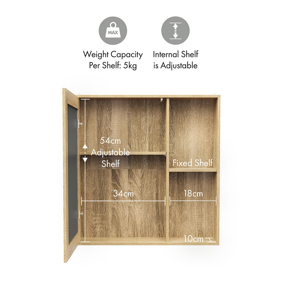 Chester Bathroom Mirror Cabinet