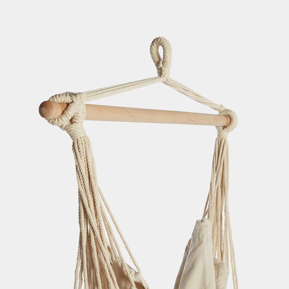 Seville Beige Hanging Swing Chair