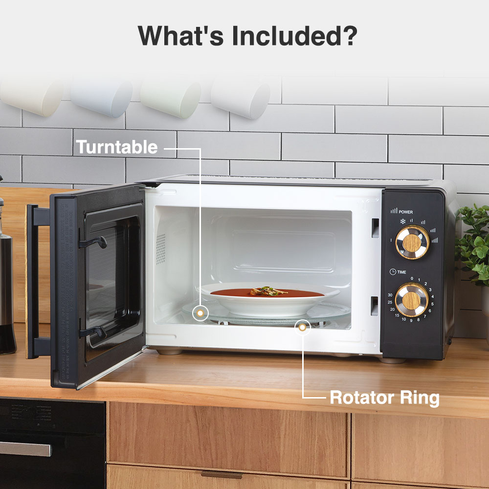 Fika Black Microwave, Kettle & 2 Slice Toaster Set