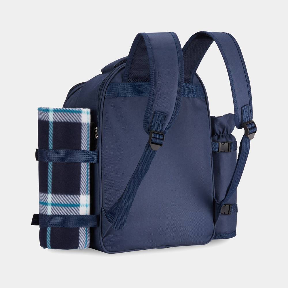 Navy Picnic Backpack - 2 Person