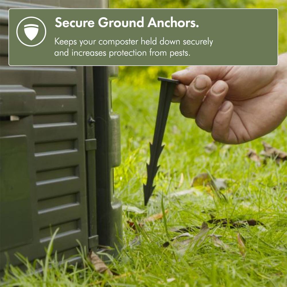 Black Composter Bin 360L 