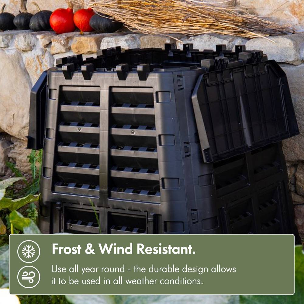 Black Composter Bin 480L
