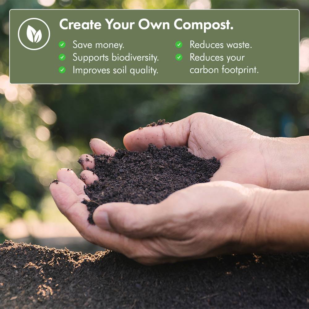 Black Composter Bin 480L