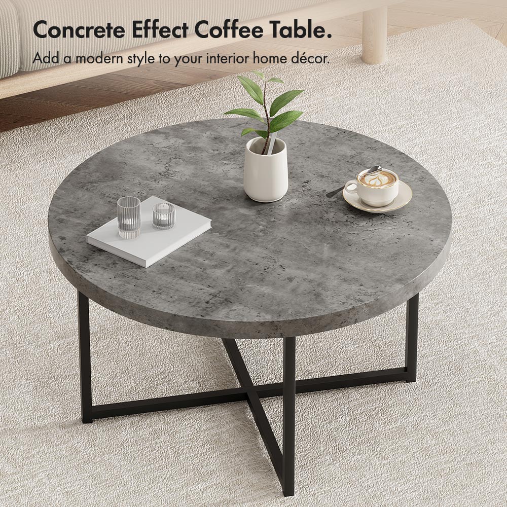 Concrete Effect Coffee Table