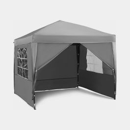 Grey Pop-up Gazebo Set 2.5m x 2.5m