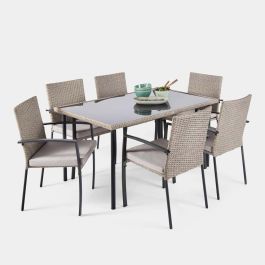 Alba 6 Seater Garden Dining Set