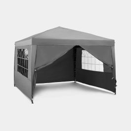 Grey Pop-up Gazebo Set 3m x 3m 