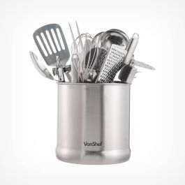 Silver Kitchen Utensil Holder
