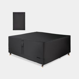 Garden Furniture Cover Black (H) 85cm x (W) 250cm 