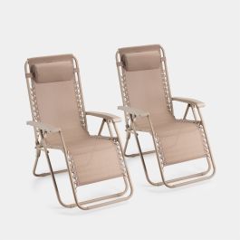 Verona Taupe Zero Gravity Chair – Set of 2