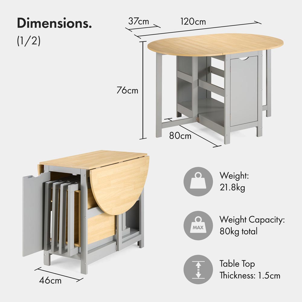 Firbeck Folding Table and Chairs
