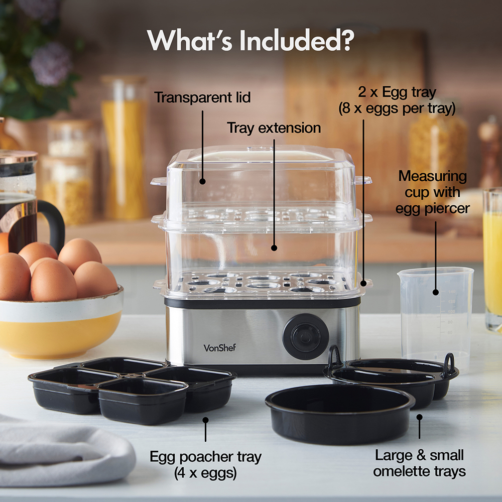 Egg Boiler, Poacher & Omelette Maker