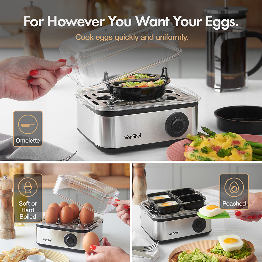 Egg Boiler, Poacher & Omelette Maker
