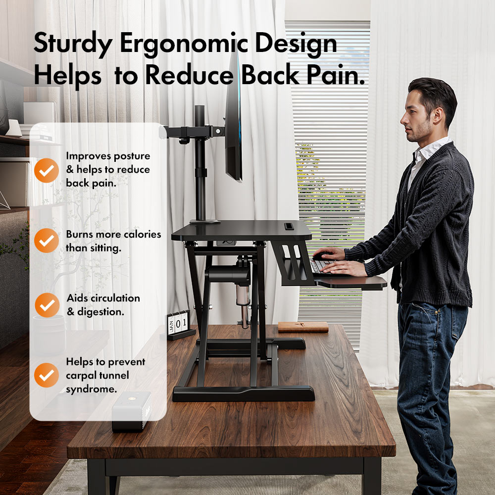 Electric Sit Stand Rising Workstation