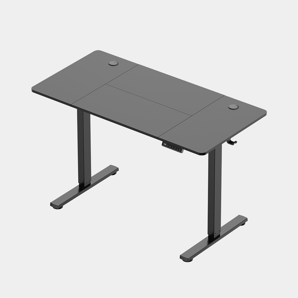 Black Standing Desk 120x60cm with USB-C Charging Port