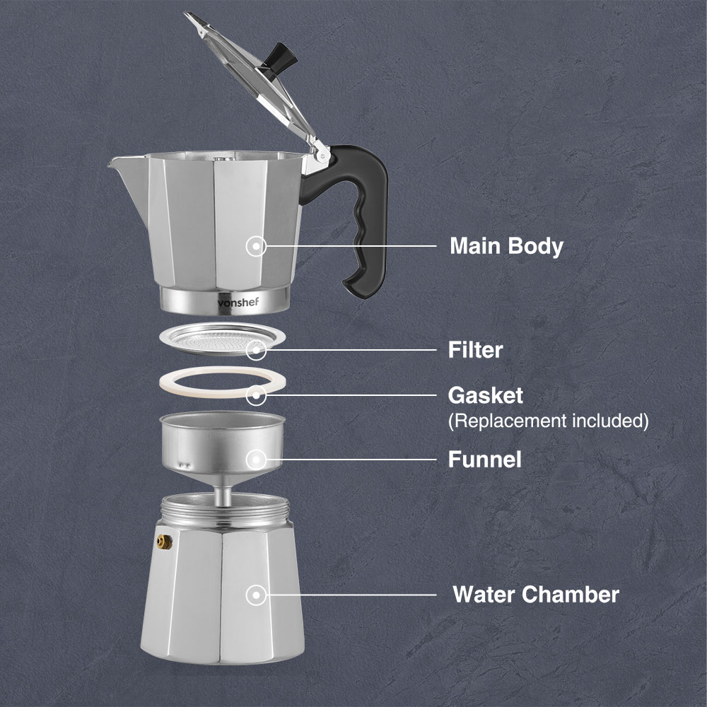 12 Cup Espresso Maker 